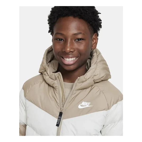 Nike Sportswear Synthetic Fill Dx1264 Kapüşonlu Çocuk Şişme Mont - Görsel 4