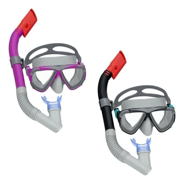 Bestway Yetişkin Şnorkel Set Pembe 14+ - Görsel 4