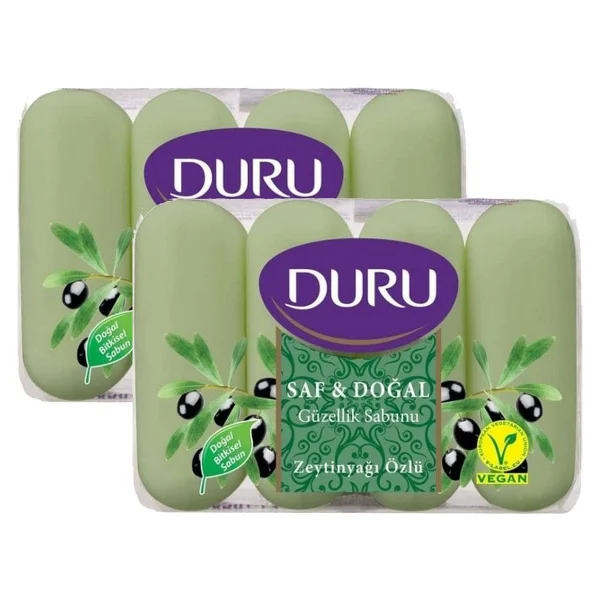 Duru Saf & Doğal Zeytinyağlı 4x70 Gr 2 Adet Güzellik Sabunu - Görsel 6