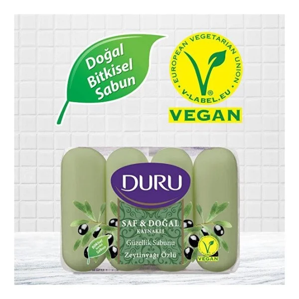Duru Saf & Doğal Zeytinyağlı 4x70 Gr 2 Adet Güzellik Sabunu - Görsel 2