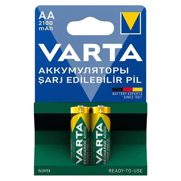 Varta 56706 2100 mAh 2'li Şarjlı Aa Kalem Pil - Görsel 3