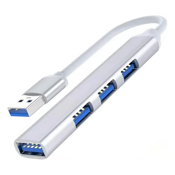 Coverzone USB Çoğaltıcı Adaptör USB 3.0 Çoklu Bağlantı Noktalı Dağıtıcı Seyahat Dock Laptop PC Notebook Bilgisayar Adaptörü Ev Ofis Kullanımına Uygun C809