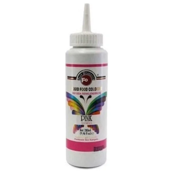 Fo Pembe Gıda Boyası 280 Ml - Görsel 2