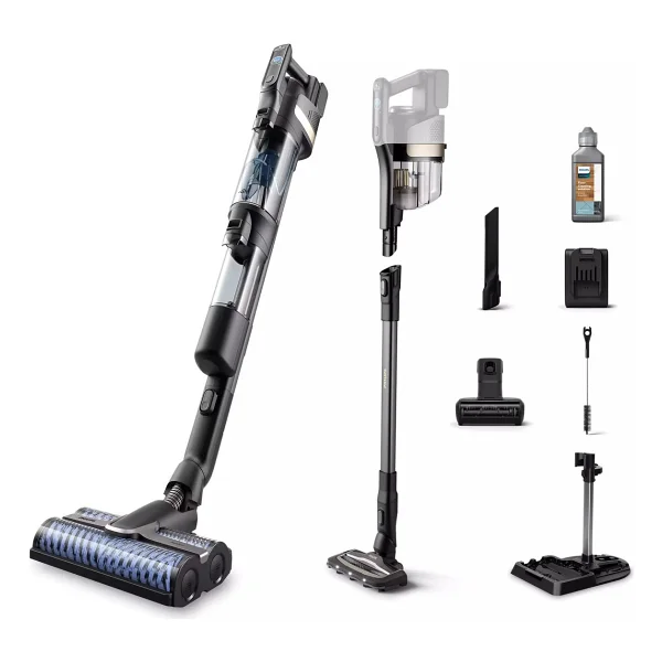 Philips Islak & Kuru Aqua Trio 9000 Yeni Seri Dijital Akıllı Ekran Yüksek Performanslı Dikey Süpürge - Görsel 3