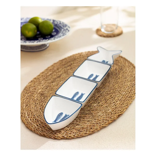 Madame Coco Marine 35 Cm 4 Parça Sunum Tabağı - Görsel 10