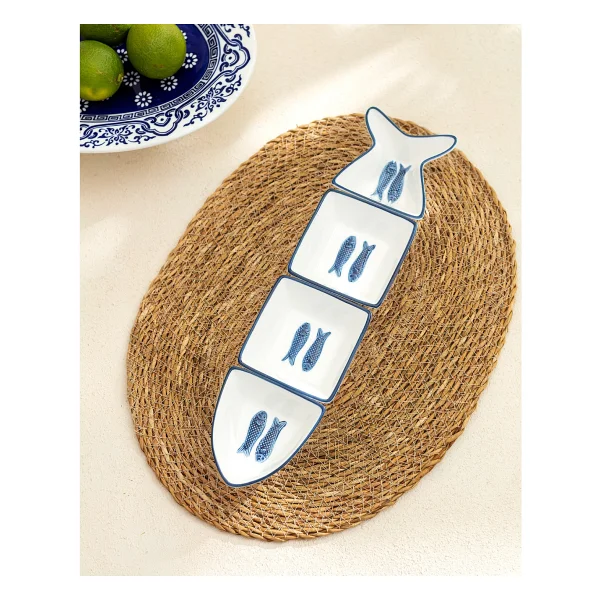 Madame Coco Marine 35 Cm 4 Parça Sunum Tabağı - Görsel 2