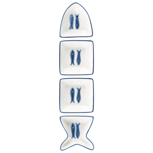 Madame Coco Marine 35 Cm 4 Parça Sunum Tabağı - Görsel 4