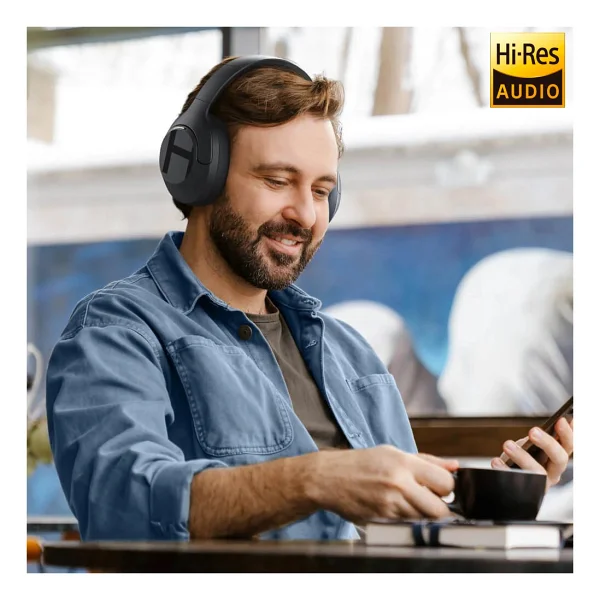 Haylou S35 ANC Koyu Mavi Kulak Üstü Bluetooth Kulaklık - Görsel 3
