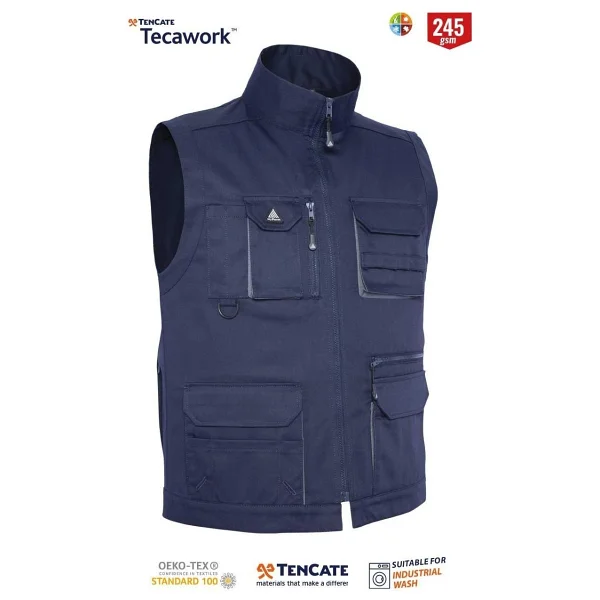 Myform Metron Çok Cepli Iş Yeleği Myform 9140 - Mavi - Görsel 2