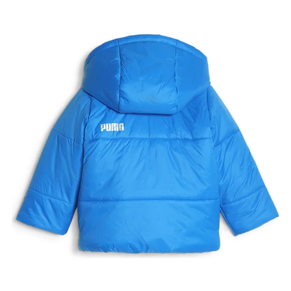 Puma Minicats 675971-47 Saks Mavi Kapüşonlu Bebek Şişme Mont - Görsel 2
