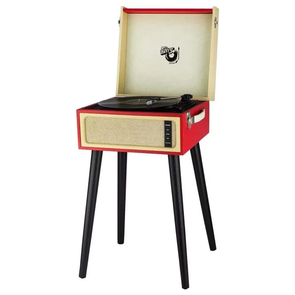 Ktools Long Play Retro K216 Siyah Ayaklı Retro Pikap - Görsel 7
