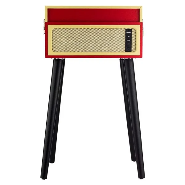 Ktools Long Play Retro K216 Siyah Ayaklı Retro Pikap - Görsel 5