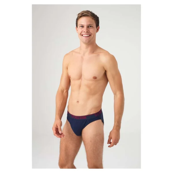 U.S. Polo Assn. Erkek Siyah - Antrasit Melanj - Lacivert 3 Lü Slip - Görsel 3