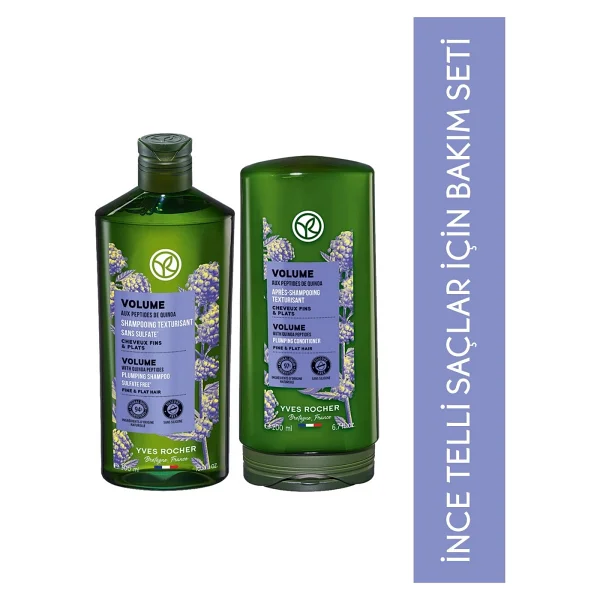 Yves Rocher Ince Telli Saçlar Için Orjinal Boy Şampuan, Saç Kremi Seti-9916603 - Görsel 5