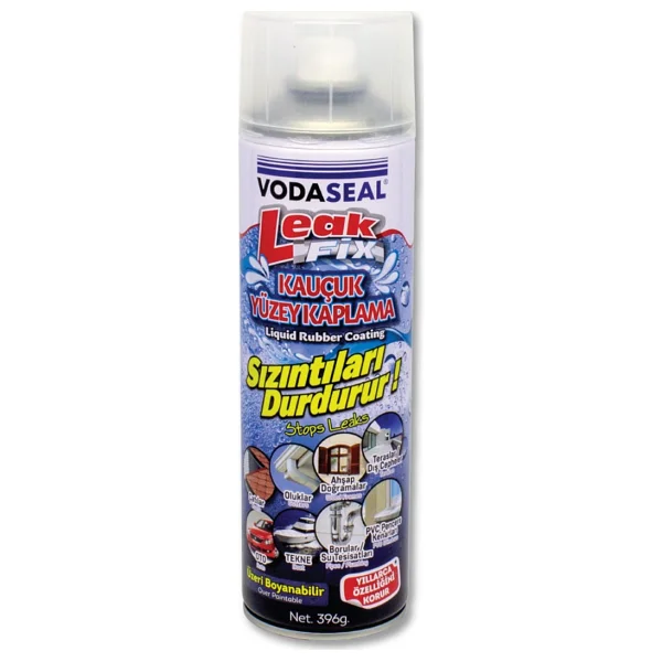 Vodaseal Leak Fix Su Sızdırmaz Sprey Kauçuk Kaplama 396 gr - Şeffaf - Görsel 5