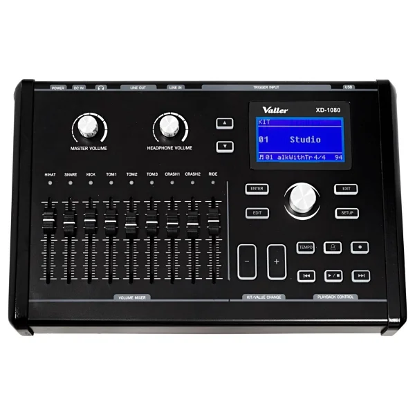 Valler Xd480 Elektro Akustik Davul+ Kick Pedal - Görsel 4