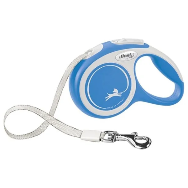 Flexi New Comfort 5 M Şerit Small Mavi Otomatik Köpek Tasması - Görsel 2