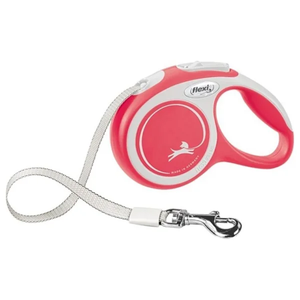Flexi New Comfort 5 M Şerit Small Kırmızı Otomatik Köpek Tasması - Görsel 4