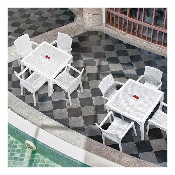 Holiday 90x90 Comfort Rattan Masa Bahçe & Balkon Masası - Görsel 2