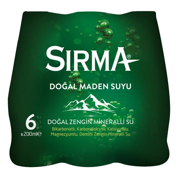 Sırma Maden Suyu 6x200 Ml - Görsel 2