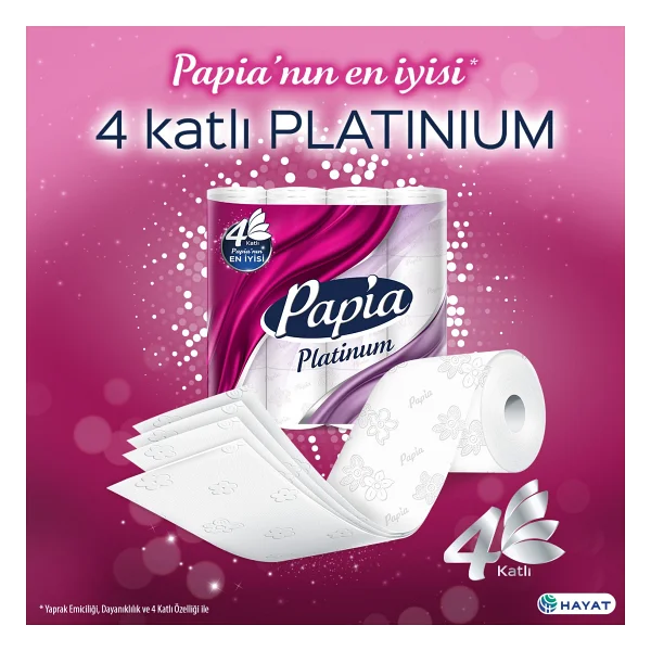 Papia 3 Adet Platinum 16'lı Tuvalet Kağıdı - Görsel 3