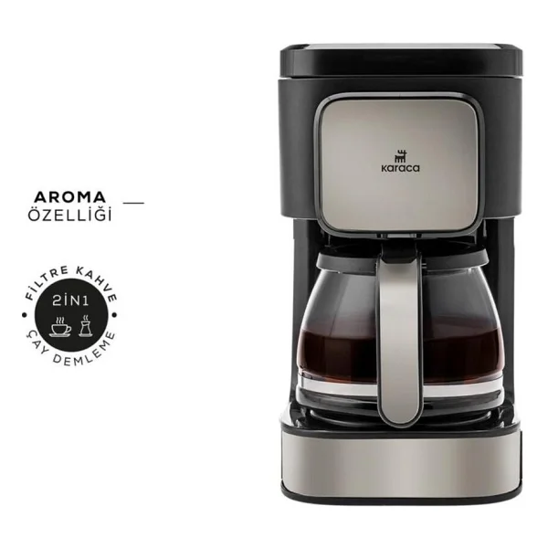 Karaca Just Coffee Aroma 2in1 Bej Çay Ve Filtre Kahve Makinesi - Görsel 4