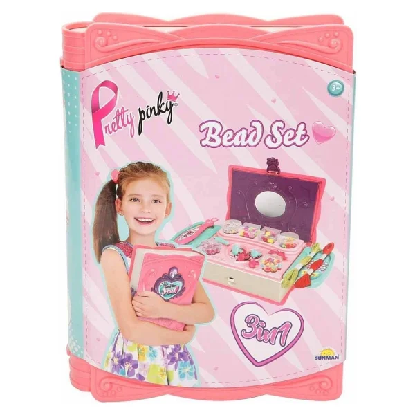 Pretty Pinky 3'ü 1 Arada Boncuk Yapım Seti 3662 - Görsel 3