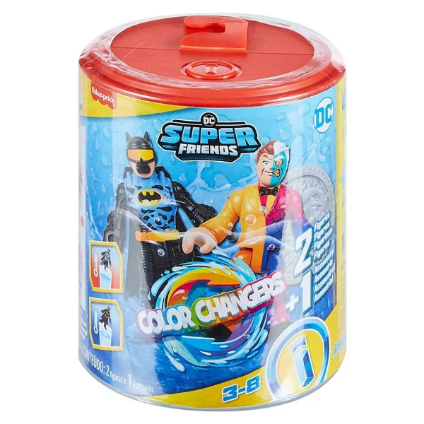 Imaginext Dc Super Friends Color Changers Batman Ve Two Face Figür Seti Hmx57 - Görsel 4