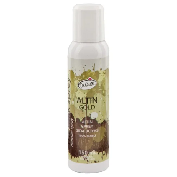 Dr. Gusto Altın Sprey Gıda Boyası 150 Ml - Görsel 2
