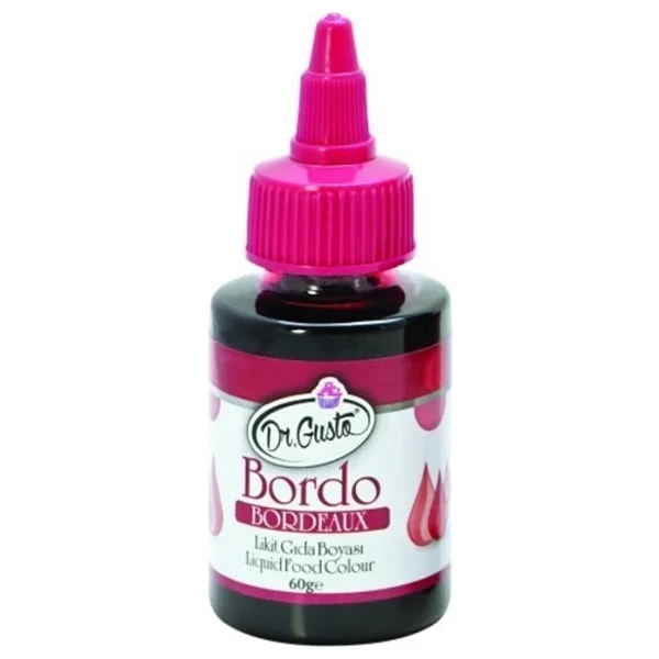 Dr. Gusto Bordo Sıvı Gıda Boyası 60 Gr - Görsel 2