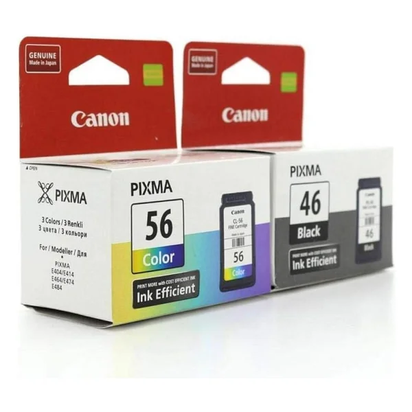 Canon Pixma E3140 Kartuş /PG46 / CL56 Avantaj Paket Orjinal Kartuş - Renkli - Görsel 2