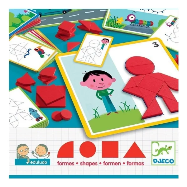Djeco Eduludo Shapes Geometrik Şekiller - Görsel 7