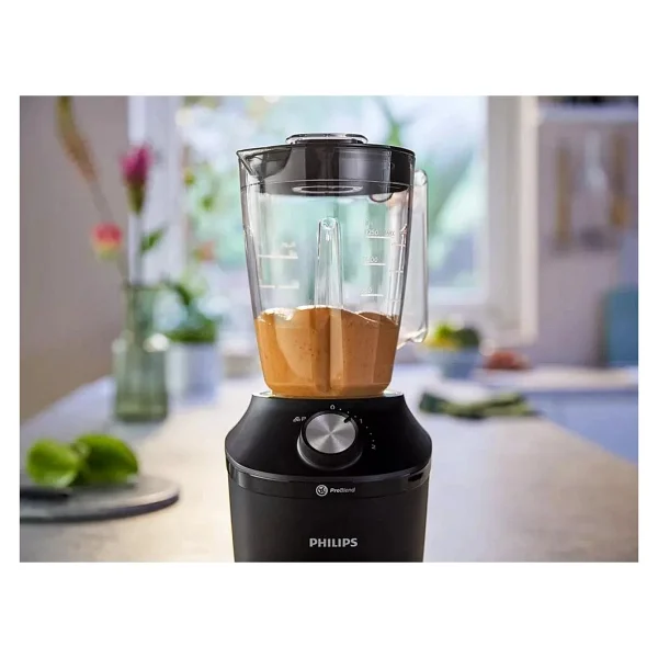 Philips 2 L Kapasite, 600w, Problend Sistemi, 2 Hız Ve Darbe Ayarı, Cam Sürahili Blender - Siyah - Görsel 3