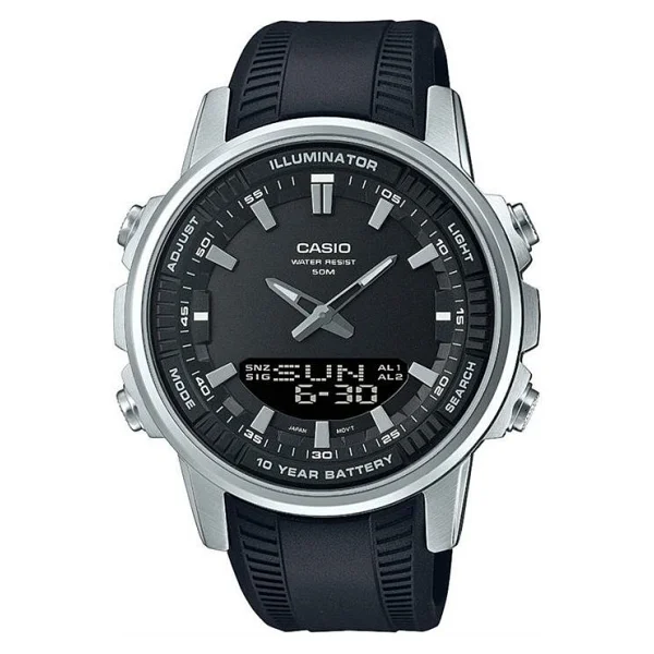 Casio Standart Amw-880-1avdf Silikon Kordon Erkek Kol Saati - Görsel 5