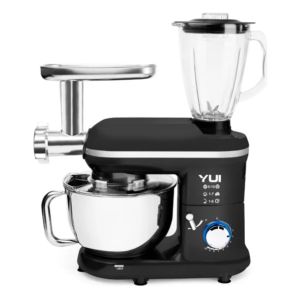 Yui M-120 Multi Fonksiyonel 1300 W 5 lt Siyah Stand Mikser - Görsel 2