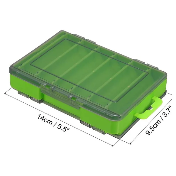 Shufa Lure Box Çift Taraflı Lrf Yem Kutusu 85mm - Yeşil - Görsel 3