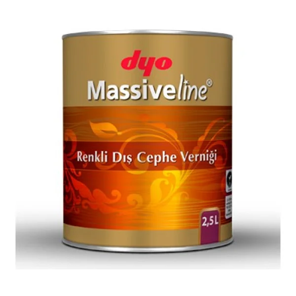 Dyo Massiveline Renkli Dış Cephe Verniği 2,5 Lt - Görsel 3