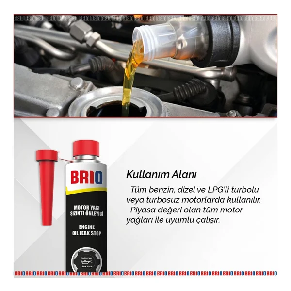 Brio 300 Ml Motor Yağ Sızıntı Önleyici - Görsel 8