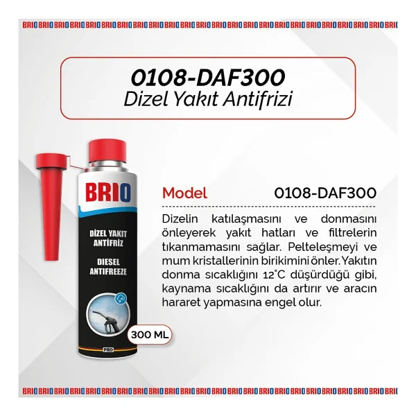 Brio 300 Ml Dizel Yakıt Katkısı - Görsel 2