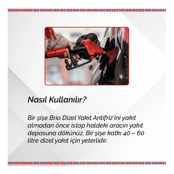 Brio 300 Ml Dizel Yakıt Katkısı - Görsel 4