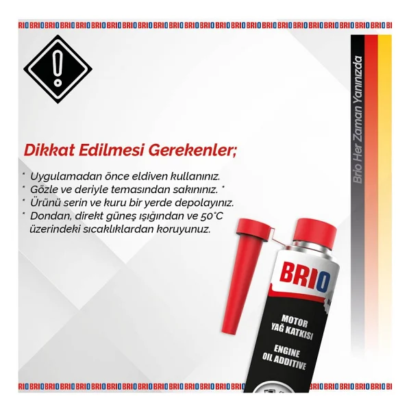 Brio 300 Ml Mos2 Motor Yağı Katkısı - Görsel 9
