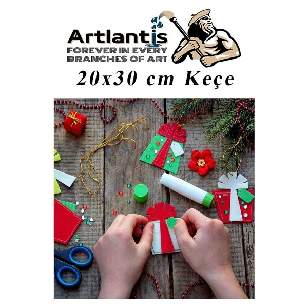 Artlantis Keçe 10 Renk A4 20x30 Cm 1 Paket Keçe 10 Lu Okul Kreş Okul Öncesi Etkinlik Hobi - Görsel 5