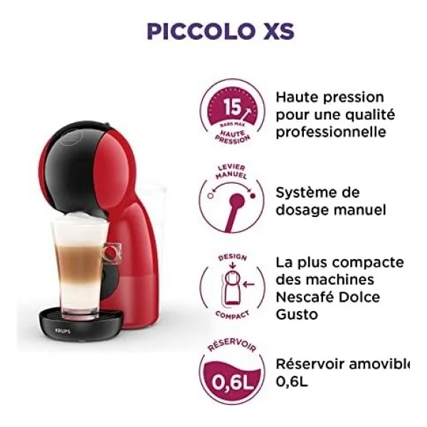 Krups Dolce Gusto Nescafe Piccolo Kapsüllü Kahve Makinesi - Görsel 3