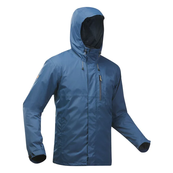 Quechua Nh500 Kapüşonlu Erkek Outdoor Yağmurluk - Görsel 8