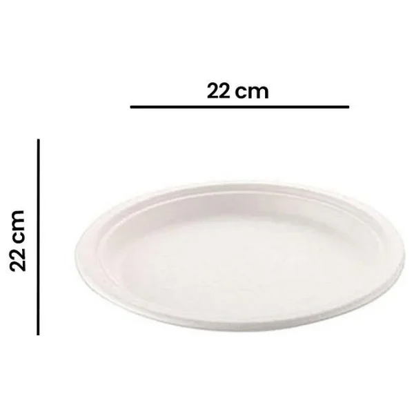 Roll-Up Nature Ekolojik Karton Kağıt Parti Tek Kullanımlık Tabak - 22 Cm. - 50 Adetlik 1 Paket - Görsel 8