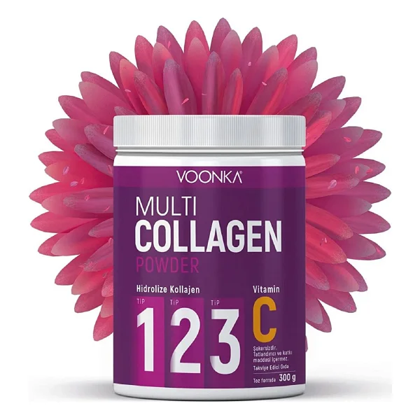 Voonka Multi Collagen Powder 300 Gr Toz - Görsel 4