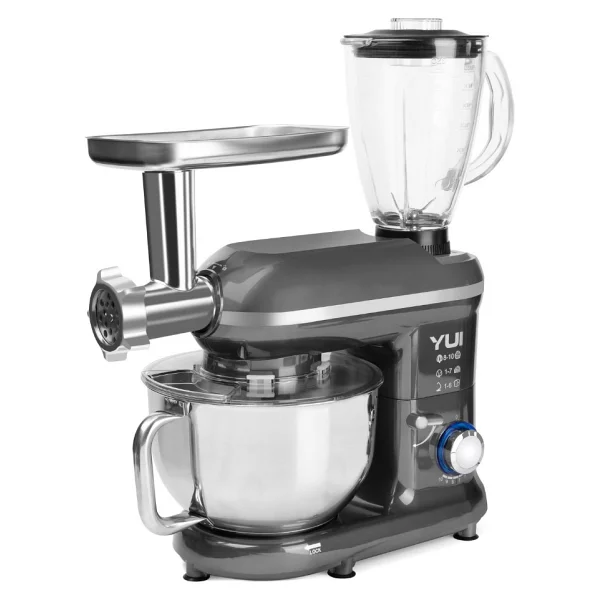 Yui M-120 Multi Fonksiyonel 1300 W 5 lt Kırmızı Stand Mikser - Görsel 7