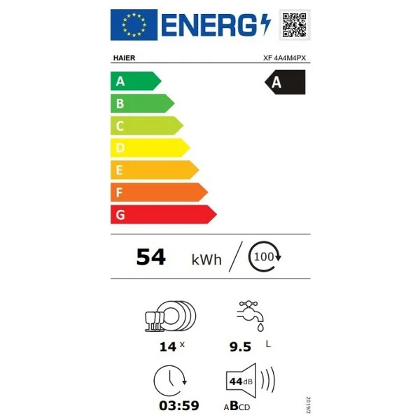 Haier Xf 4a4m4px Wi-Fi 10 Programlı Bulaşık Makinesi - Görsel 6