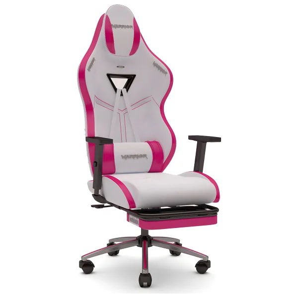 Warrior 1698b0518 Aragorn Blanc Pembe Ayak Uzatmalı Deri Oyuncu Koltuğu - Görsel 6