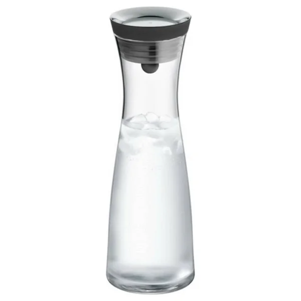 Wmf Gümüş Kapaklı Şeffaf Cam Karaf 1 Lt Modern Tasarım İle Sofra Sunumuna Uygun - Görsel 2